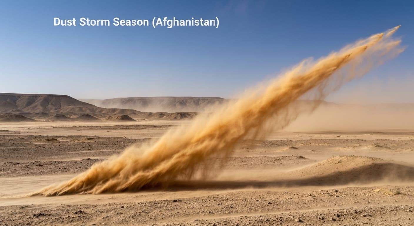 Dust Storm Season (Afghanistan) — Seasonal
