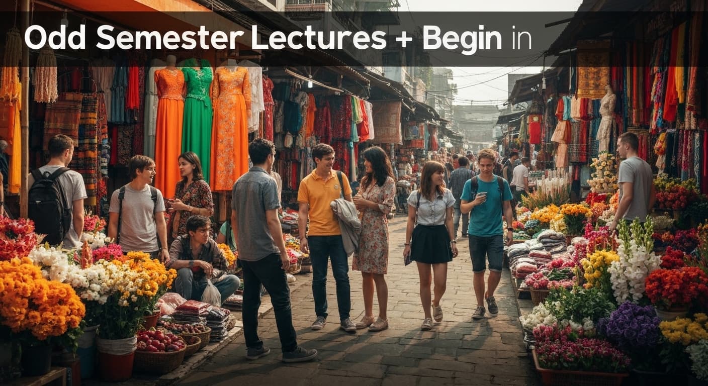 Odd Semester Lectures Begin — Term Start