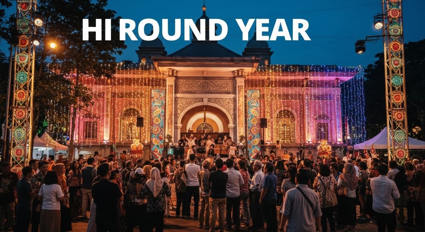 New Year Celebration at HI Roundabout — Local Event