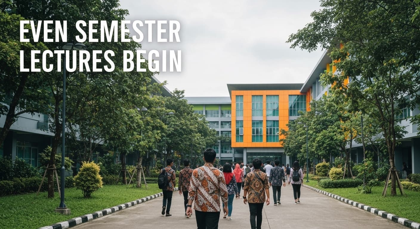 Even Semester Lectures Begin — Term Start