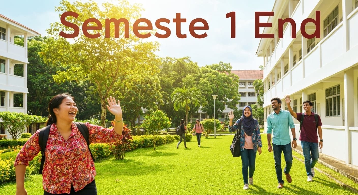 第1学期終了 — Term End