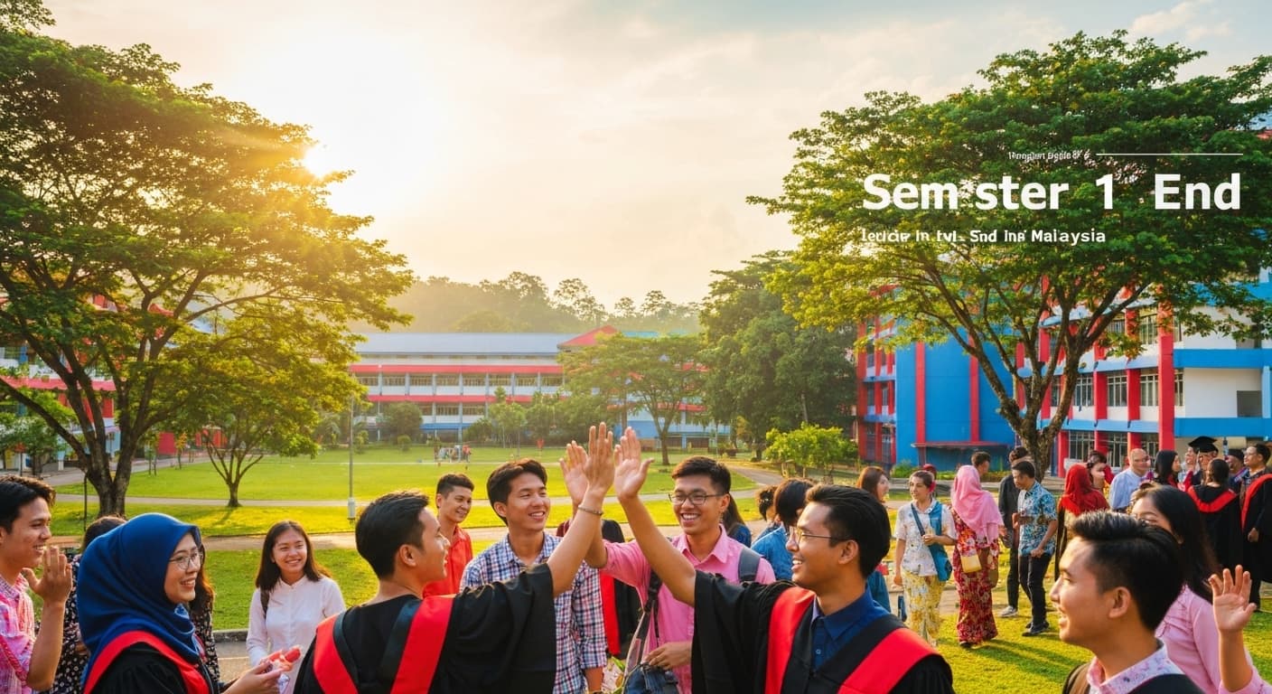 Ende des 1. Semesters — Term End
