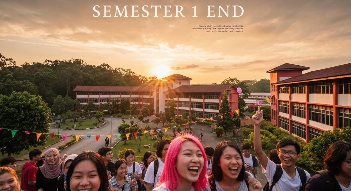 Ende des 1. Semesters — Term End
