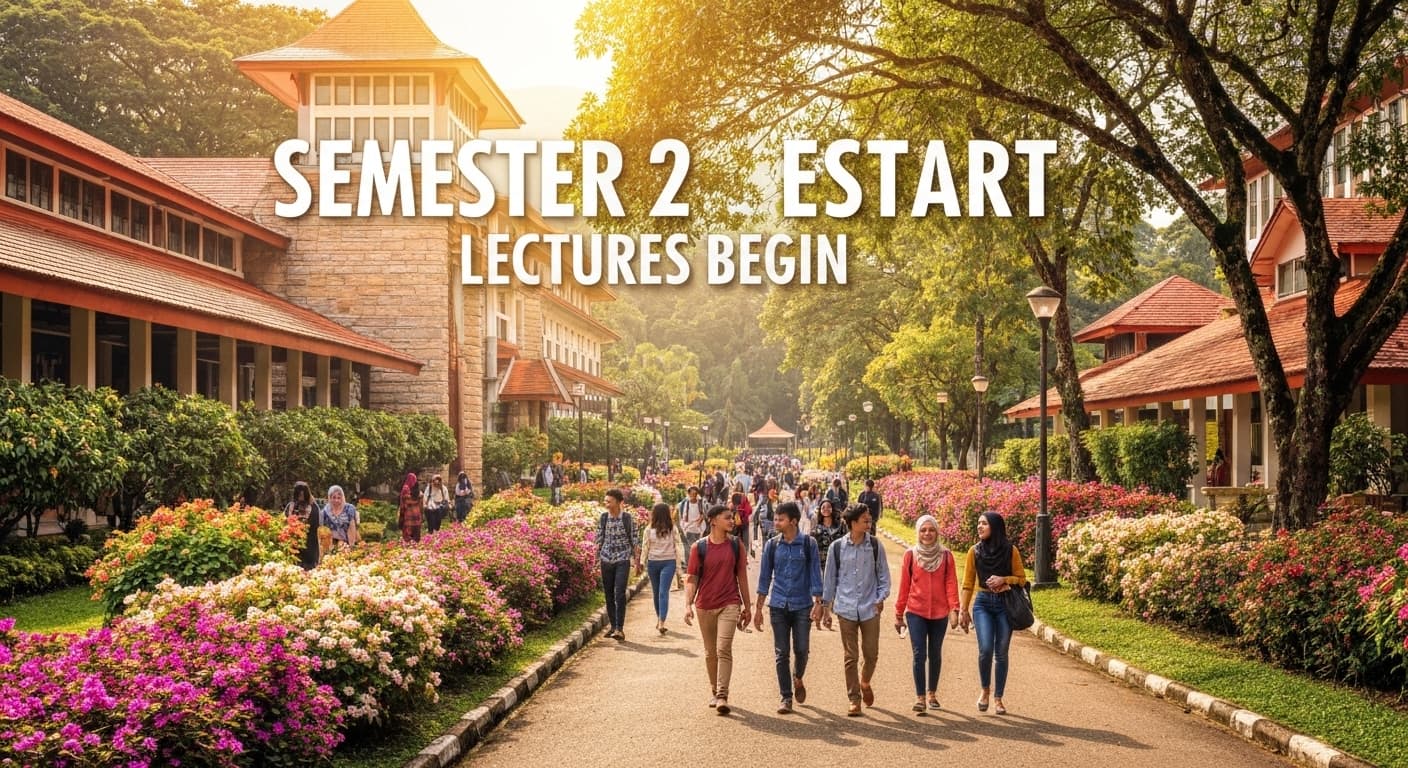 第2学期の講義開始 — Term Start