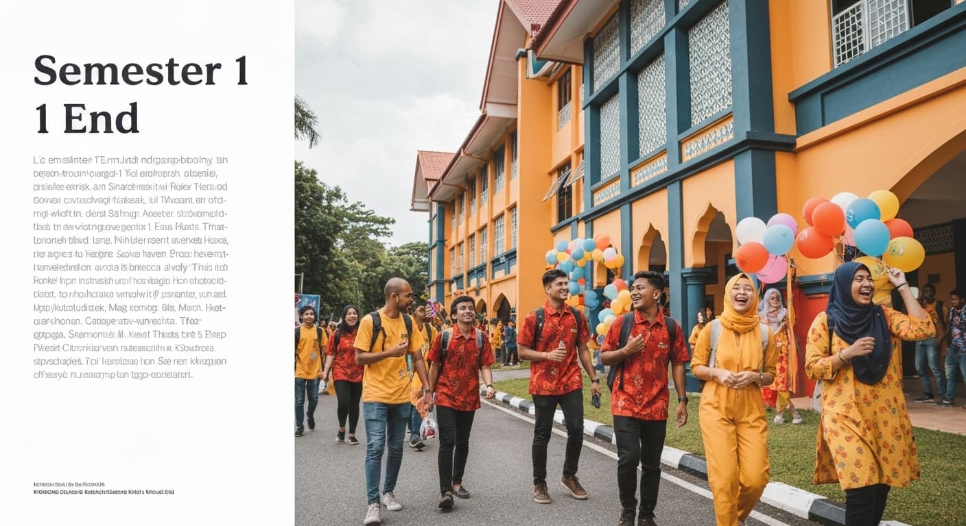 第1学期終了 — Term End