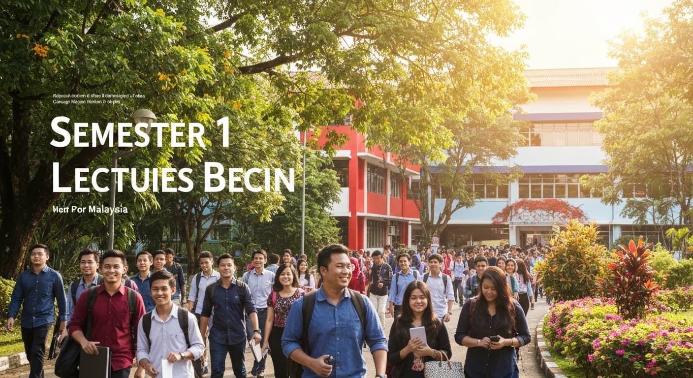第1学期の講義開始 — Term Start