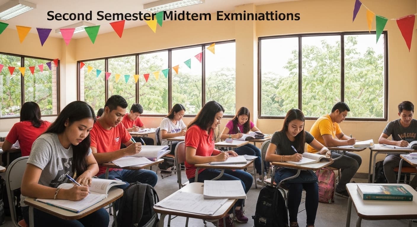 Zwischenprüfungen des zweiten Semesters — Exams