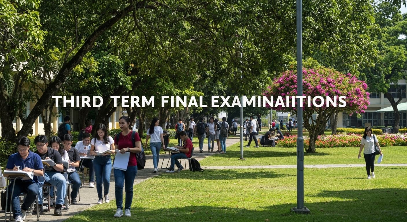 Third Term Final Examinations — Exams