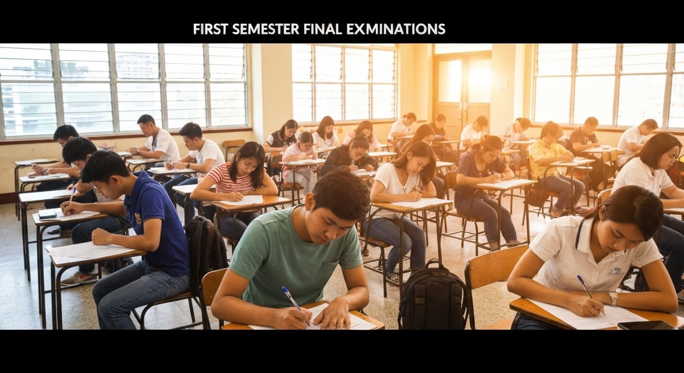 Abschlussprüfungen des ersten Semesters — Exams