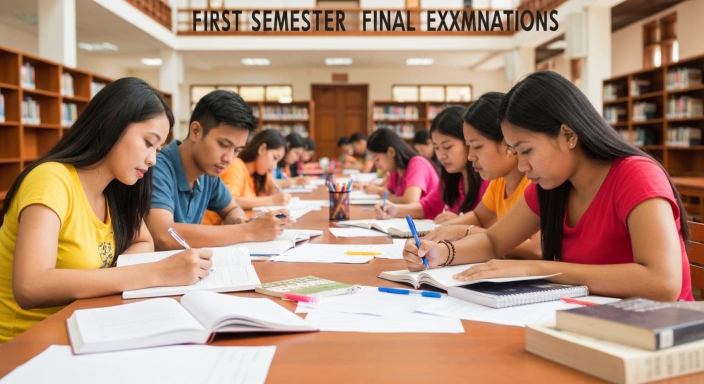 Abschlussprüfungen des ersten Semesters — Exams