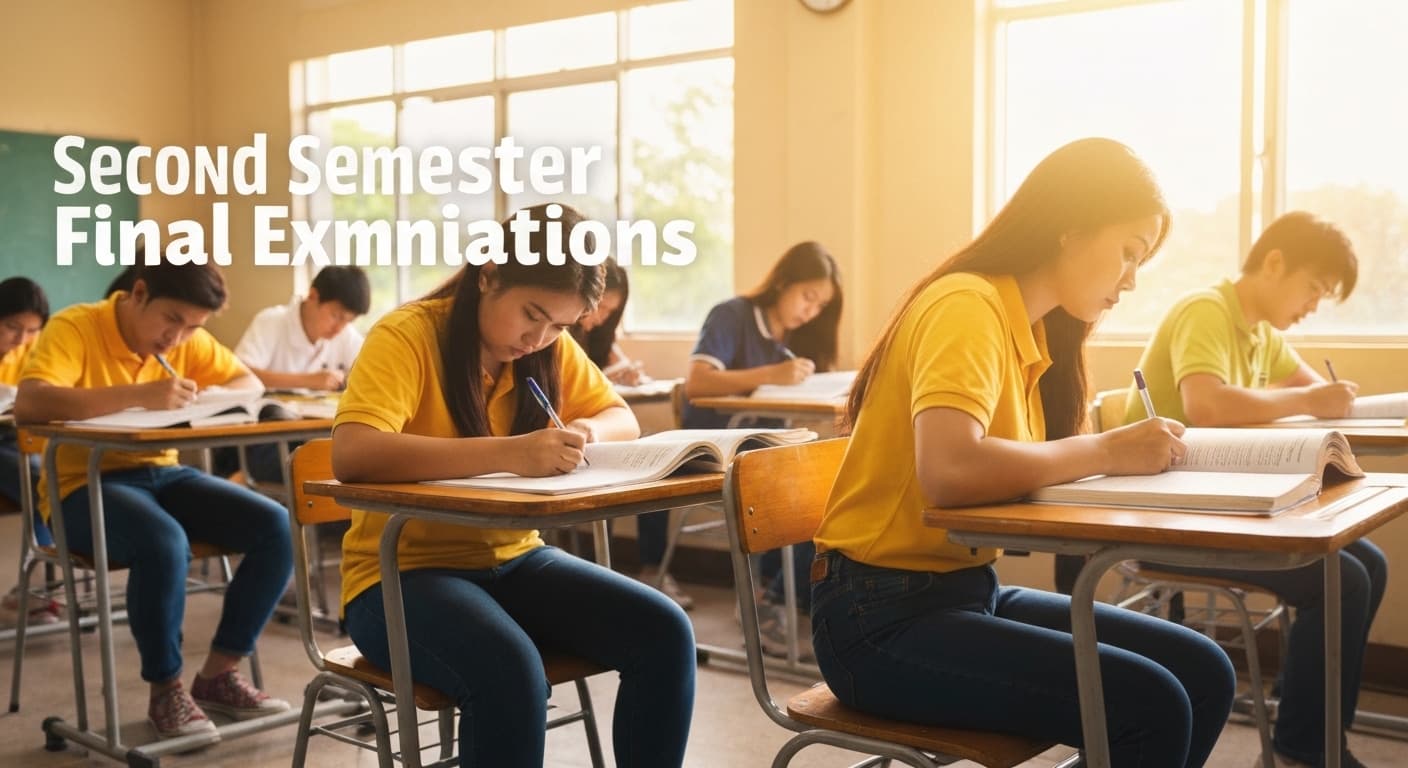 Abschlussprüfungen des zweiten Semesters — Exams