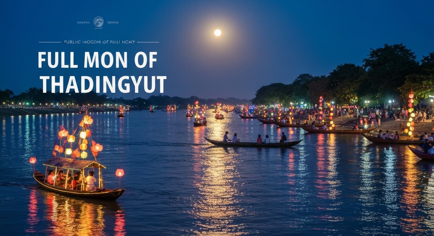 Full Moon of Thadingyut — Jour férié