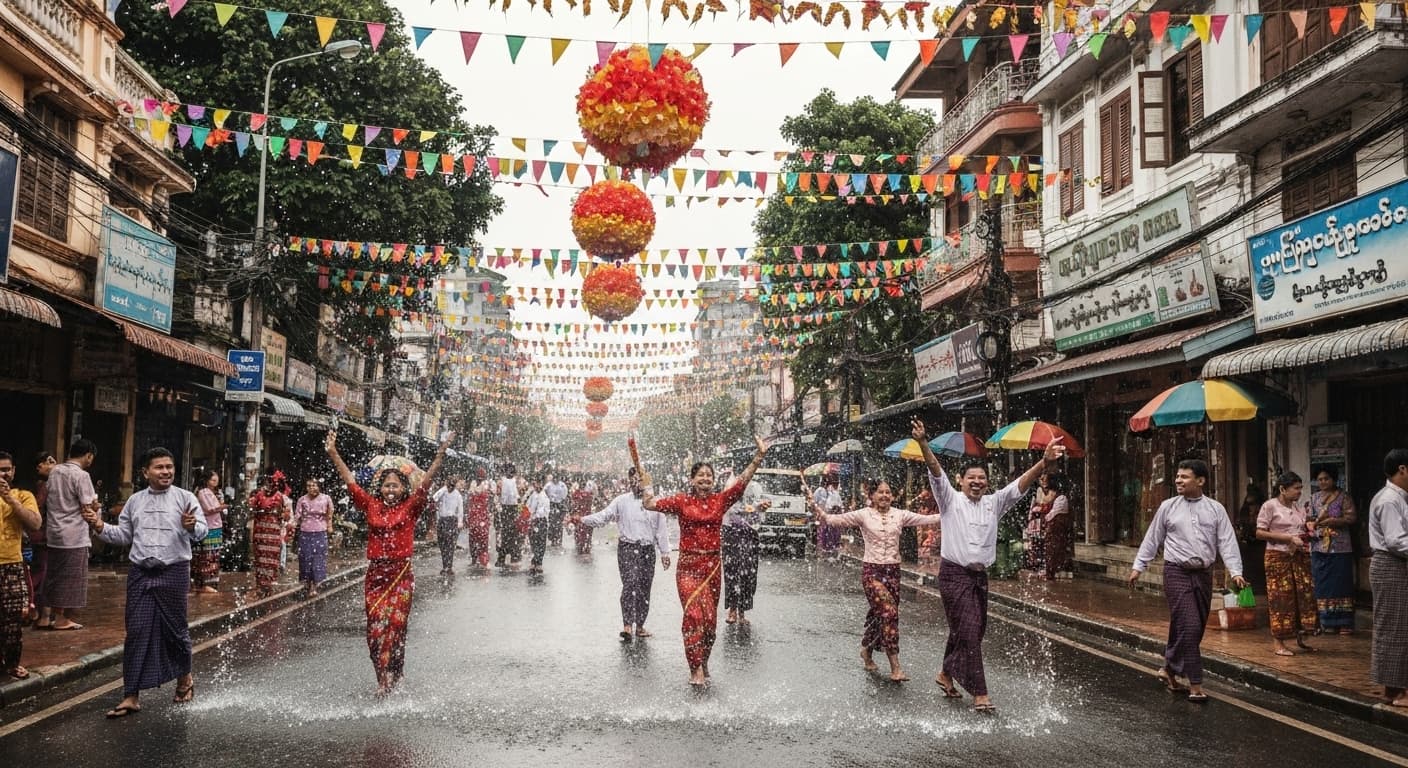 Myanmar New Year — Jour férié
