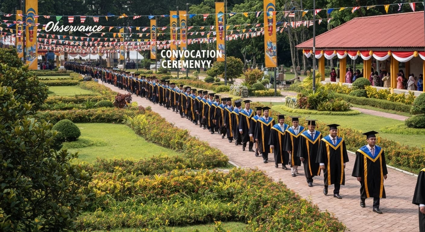 Cérémonie de remise des diplômes (Konvokesyen) — Commémoration