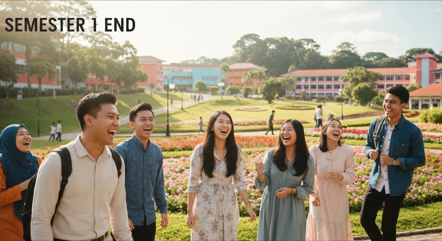 Ende des 1. Semesters — Term End
