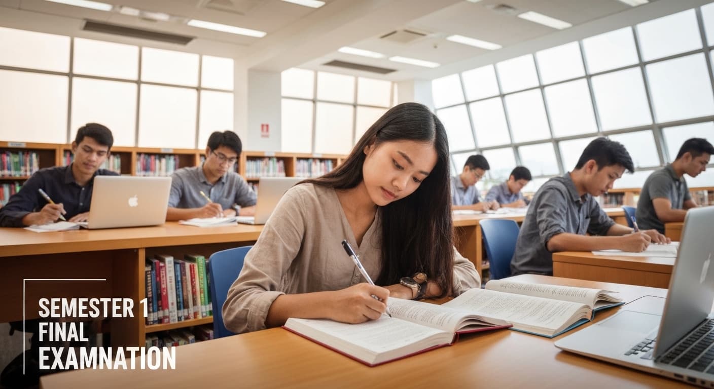 Abschlussprüfungen des 1. Semesters — Exams