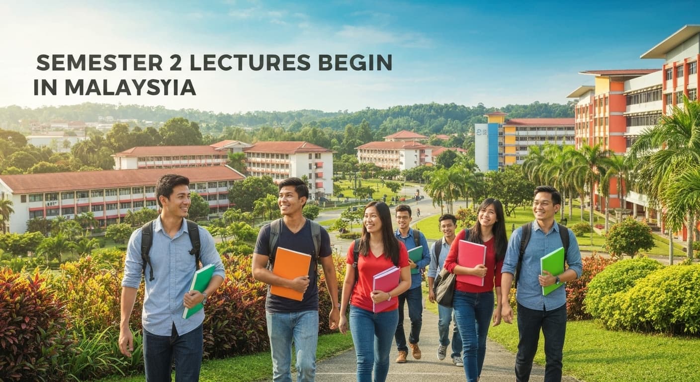 Die Vorlesungen des zweiten Semesters beginnen — Term Start