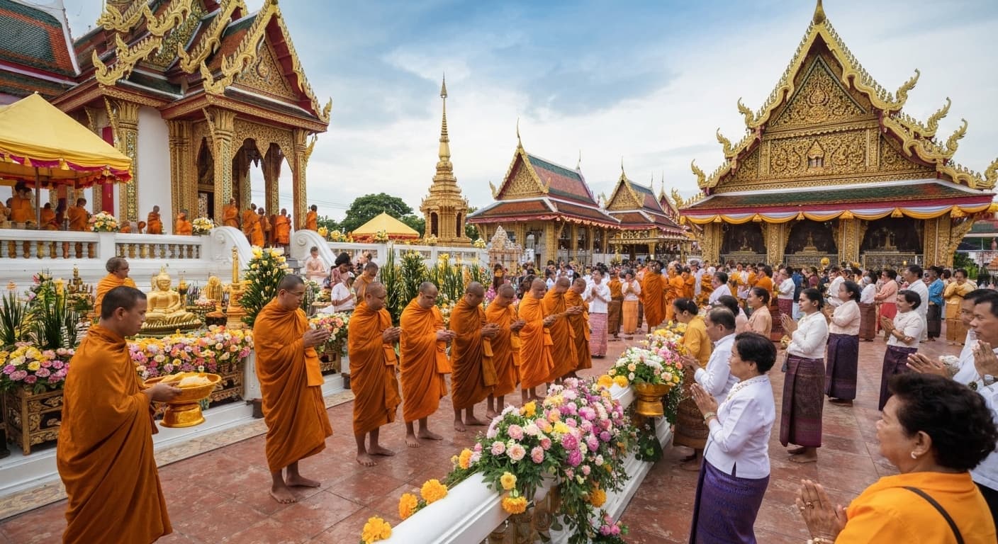 Makha Bucha Tag — Feiertag