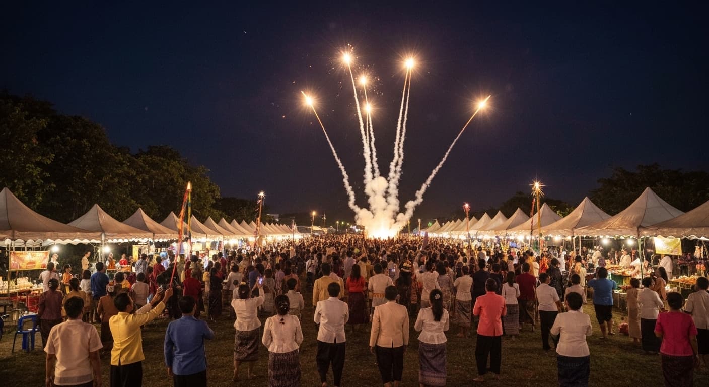 Bun Bang Fai (Rocket Festival) — Festival culturel