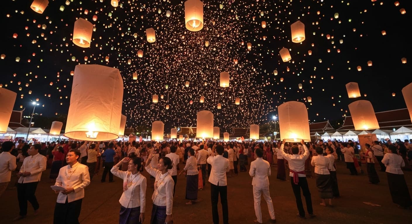 Yi Peng Lantern Festival — 文化祭